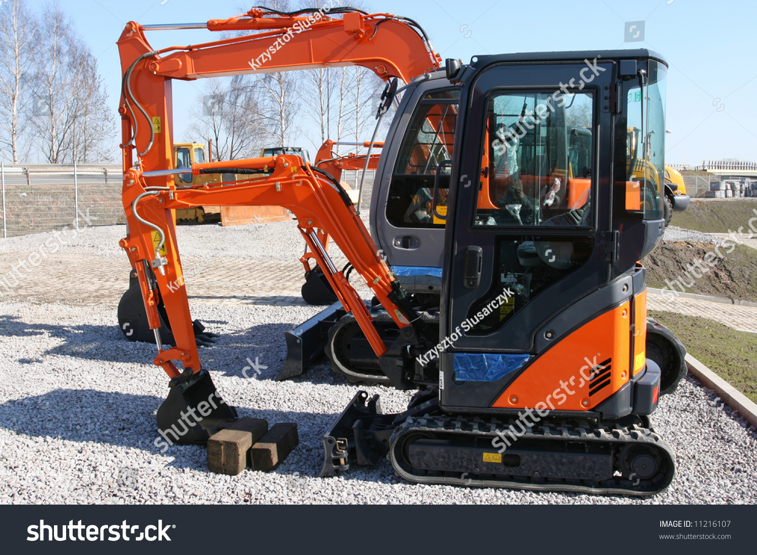 Excavator Orange Small