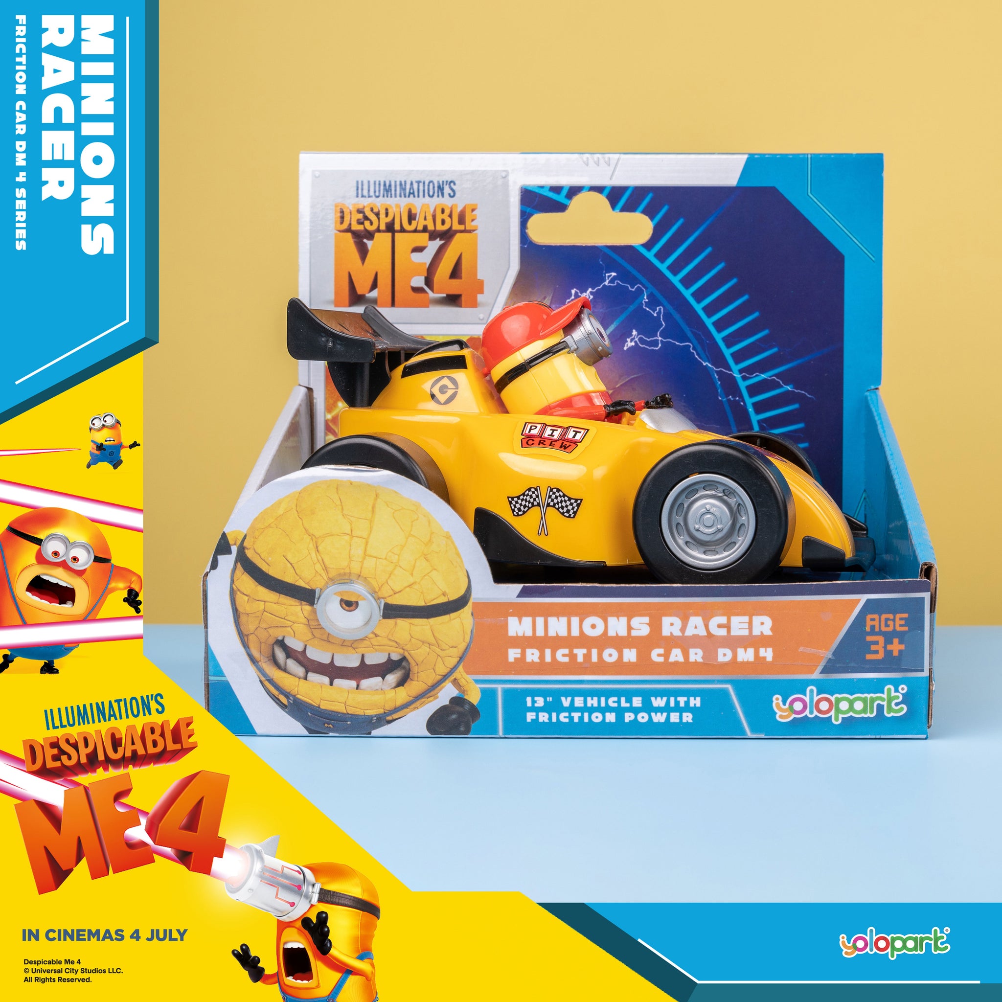 Toy Minion 4*4 Vehicle Roll