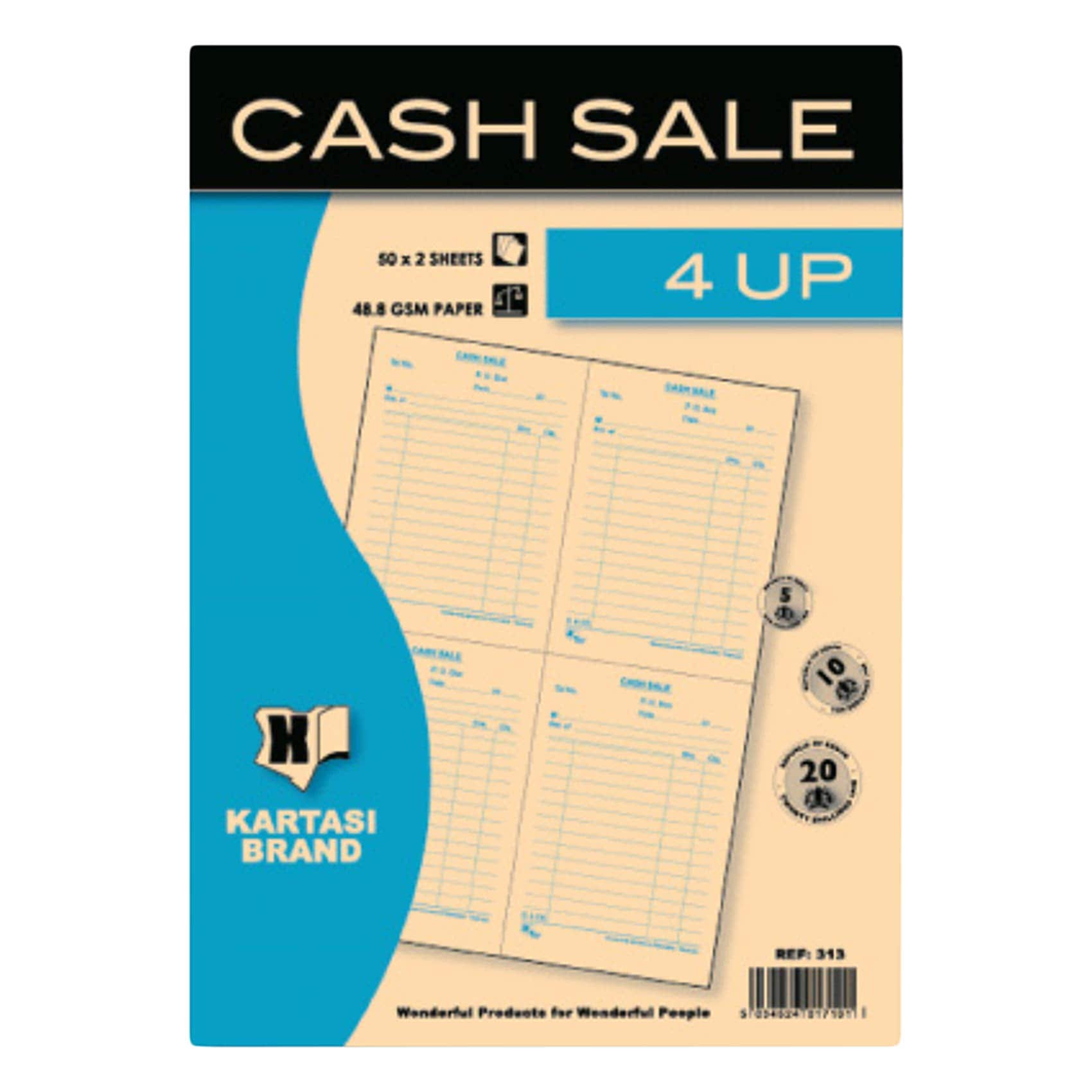 Cash Sale Book 4Up