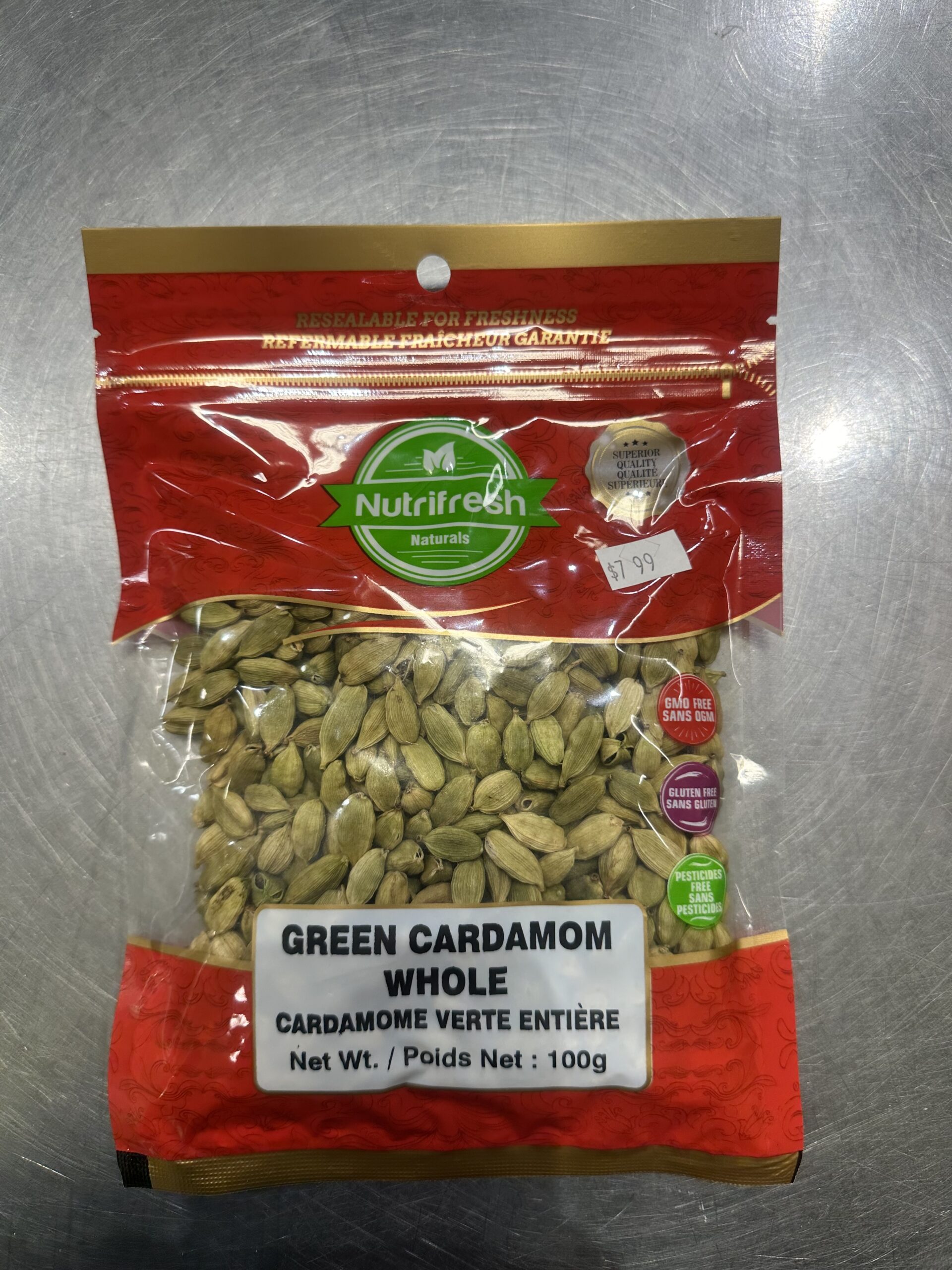 Green Cardarmon Whole 100G