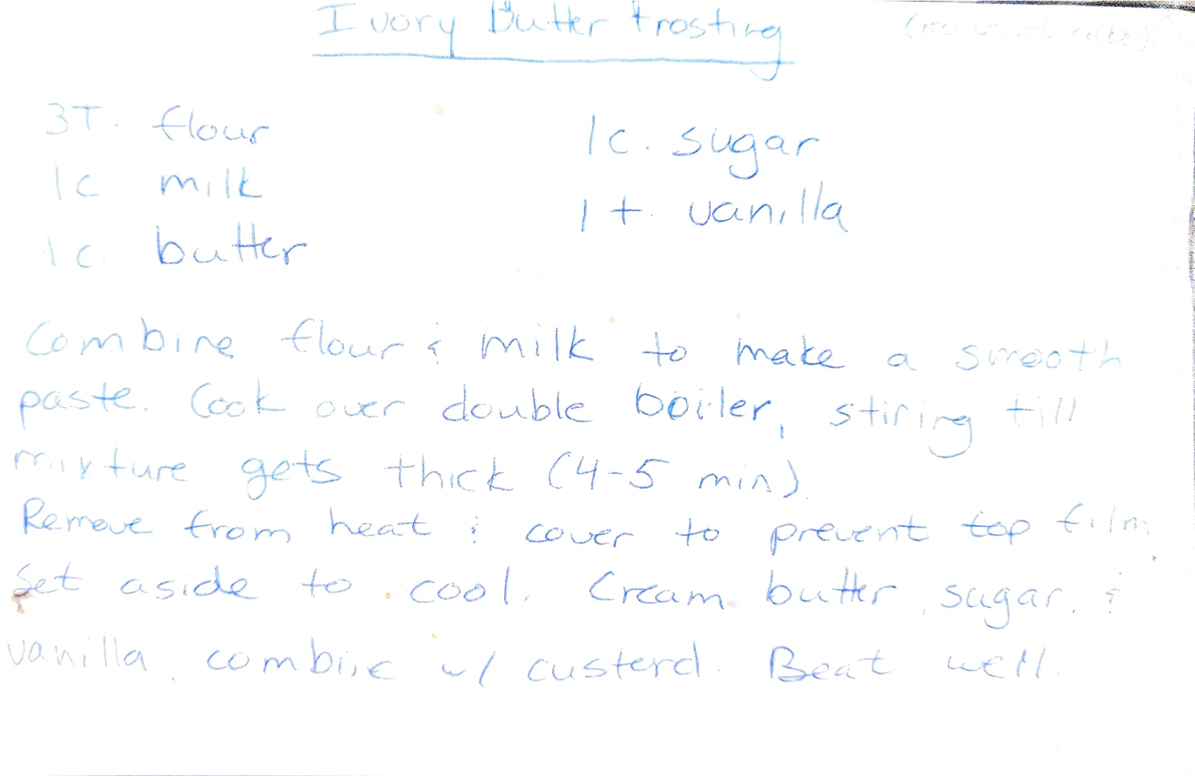 Ivory Butter Milk