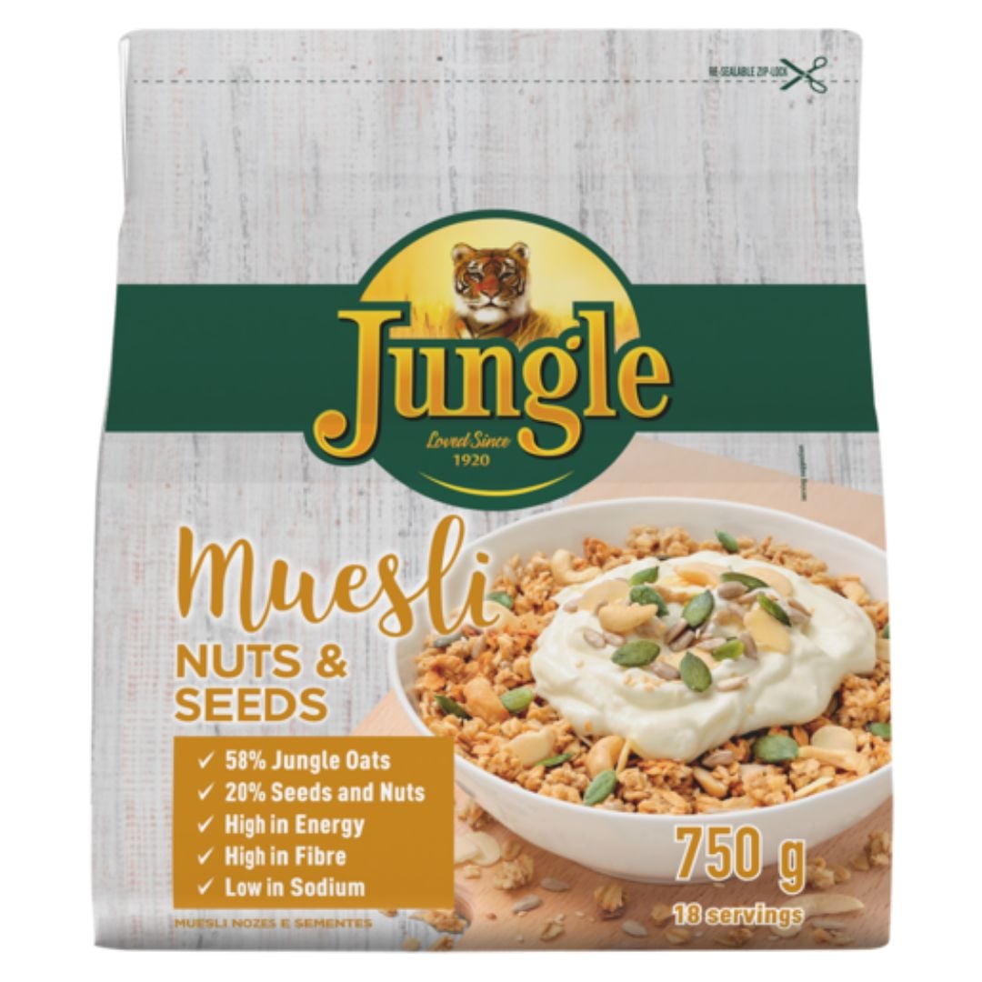 Jungle Muesli Nuts & Seeds 750G