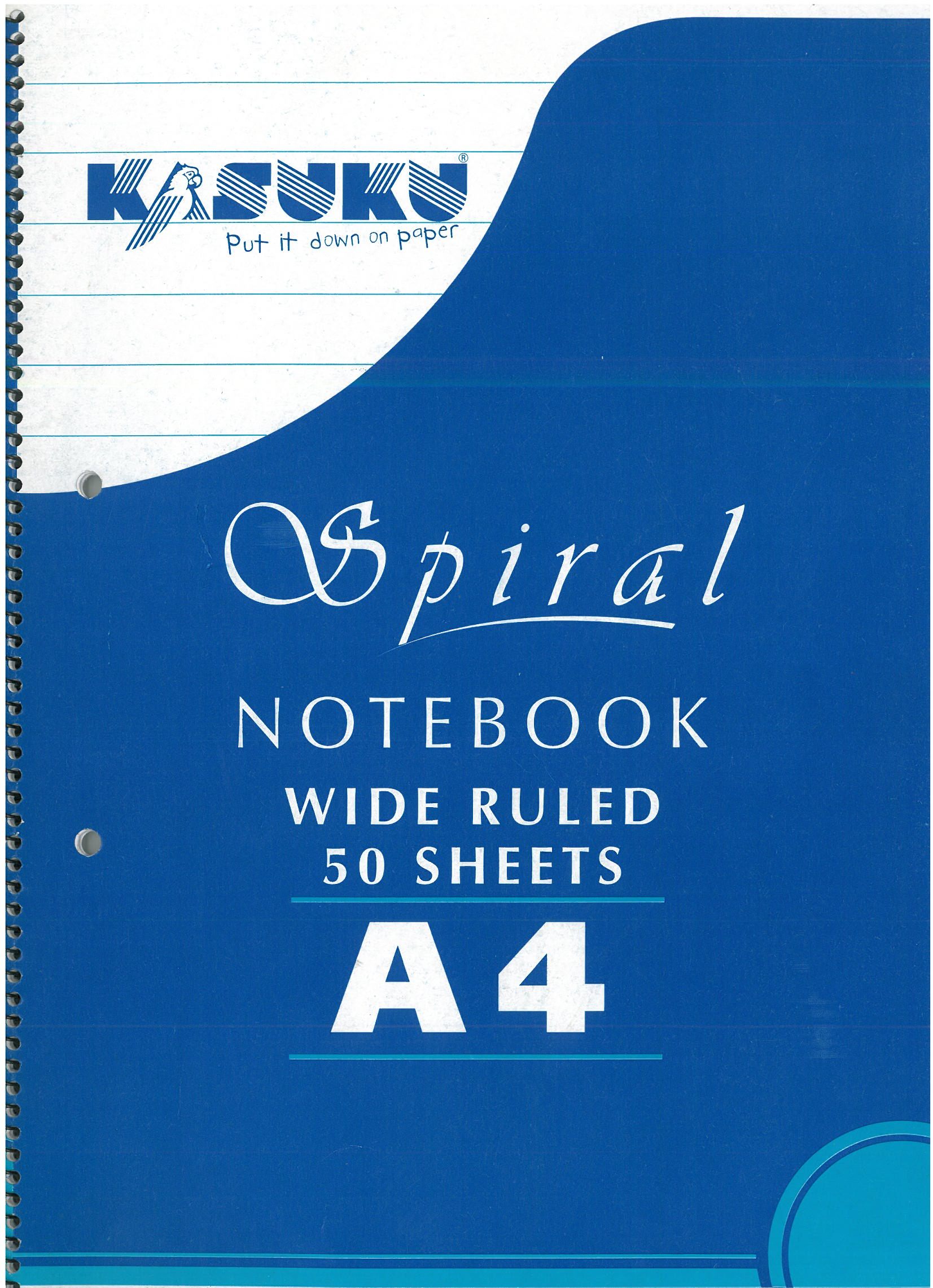 Kasuku Notebook Spiral A4