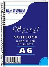 Kasuku Spiral Notebook A6