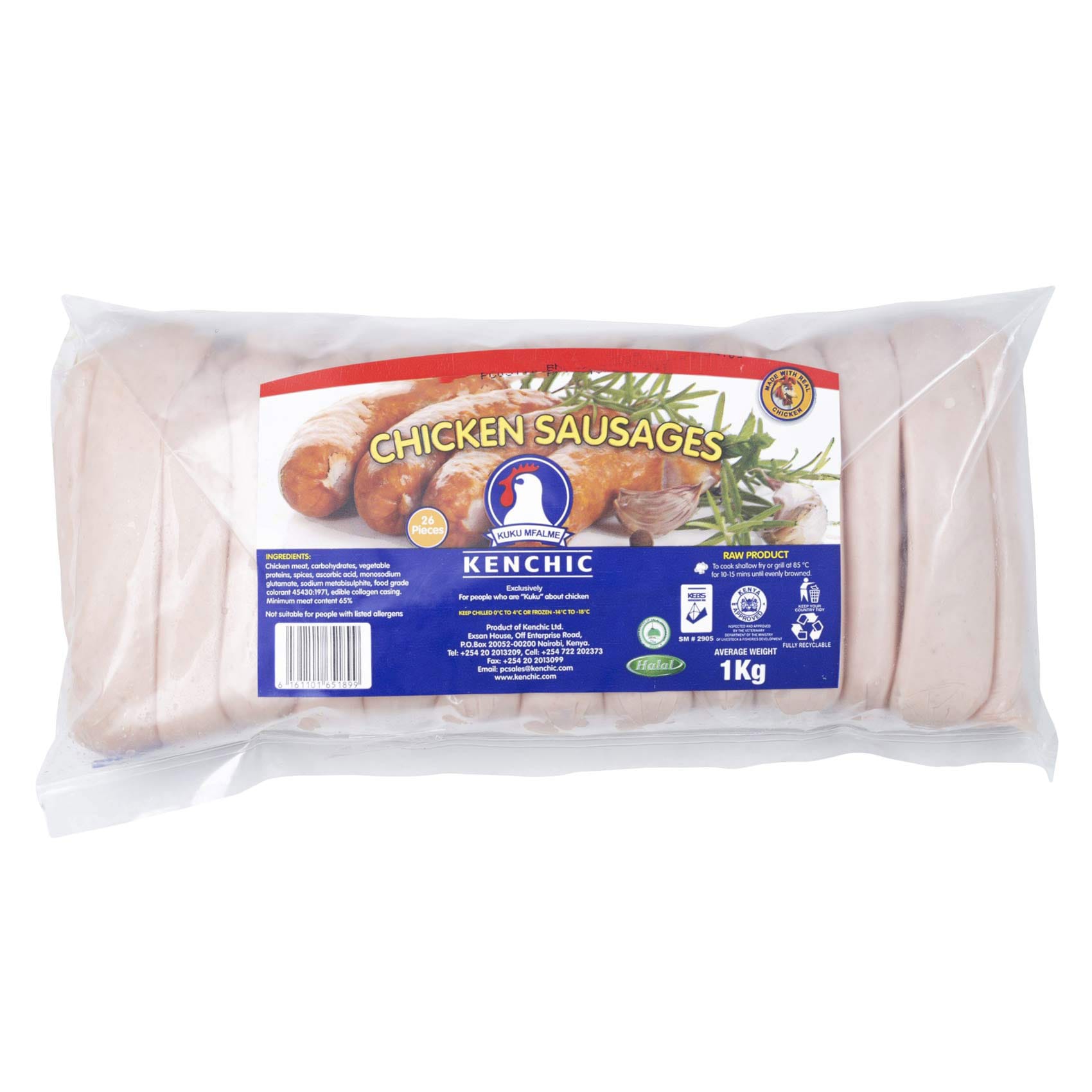 Kenchic Chicken Sausages 26Pcs 1Kg