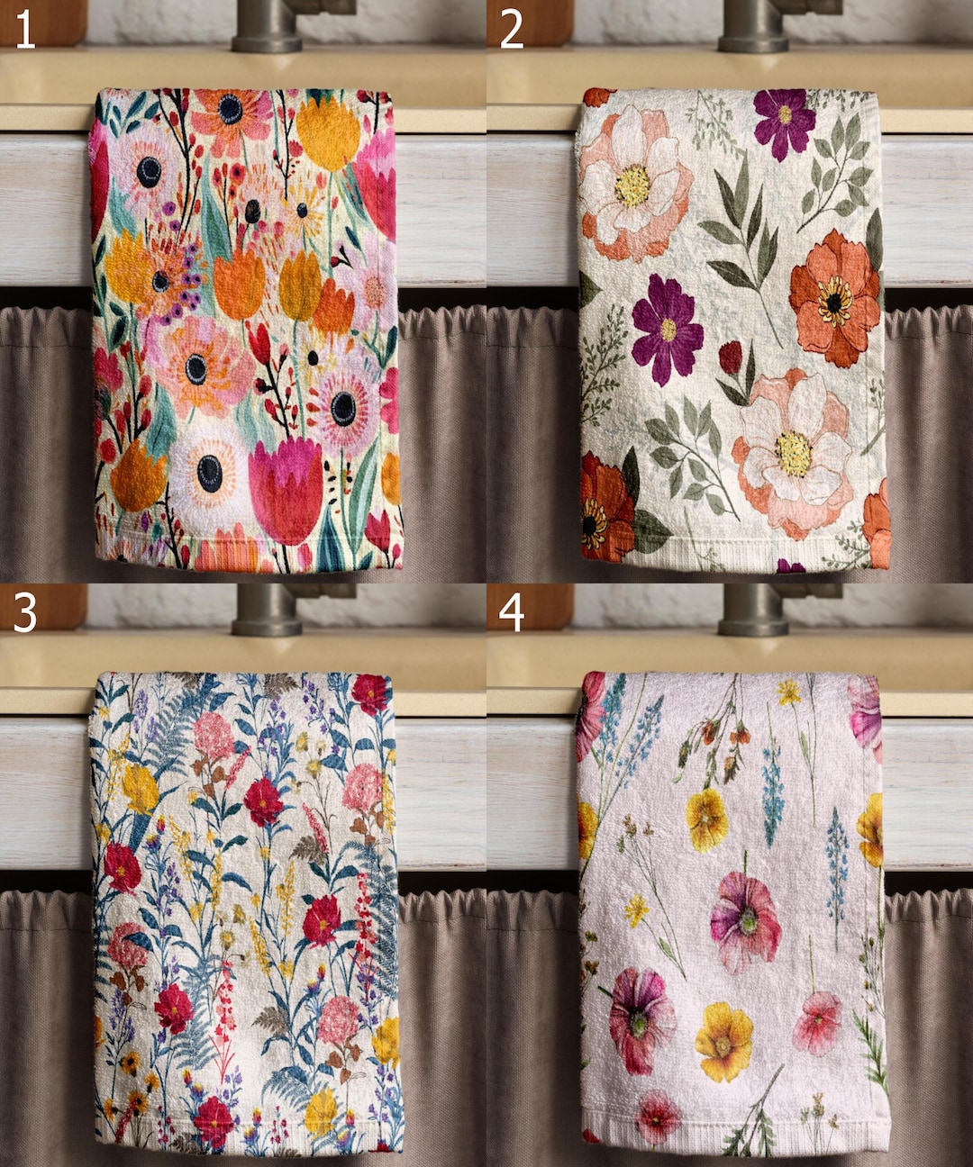 Kitchen Towel Skip/Flowered