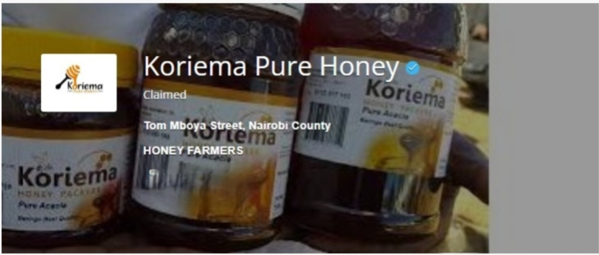 Koriema Pure Honey 1Kg