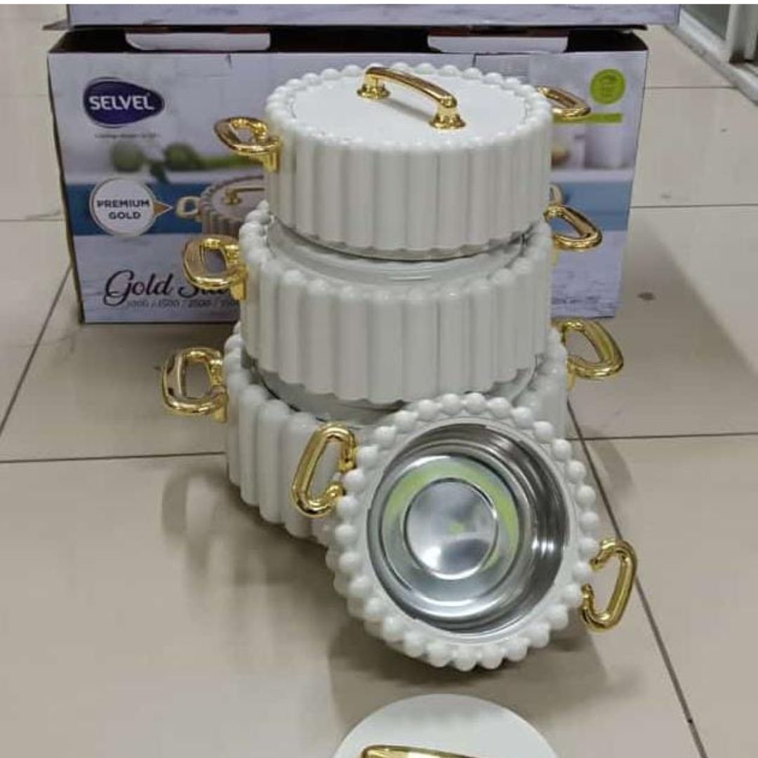 Matrix Gold Hot-Pots Set Of 4Pcs