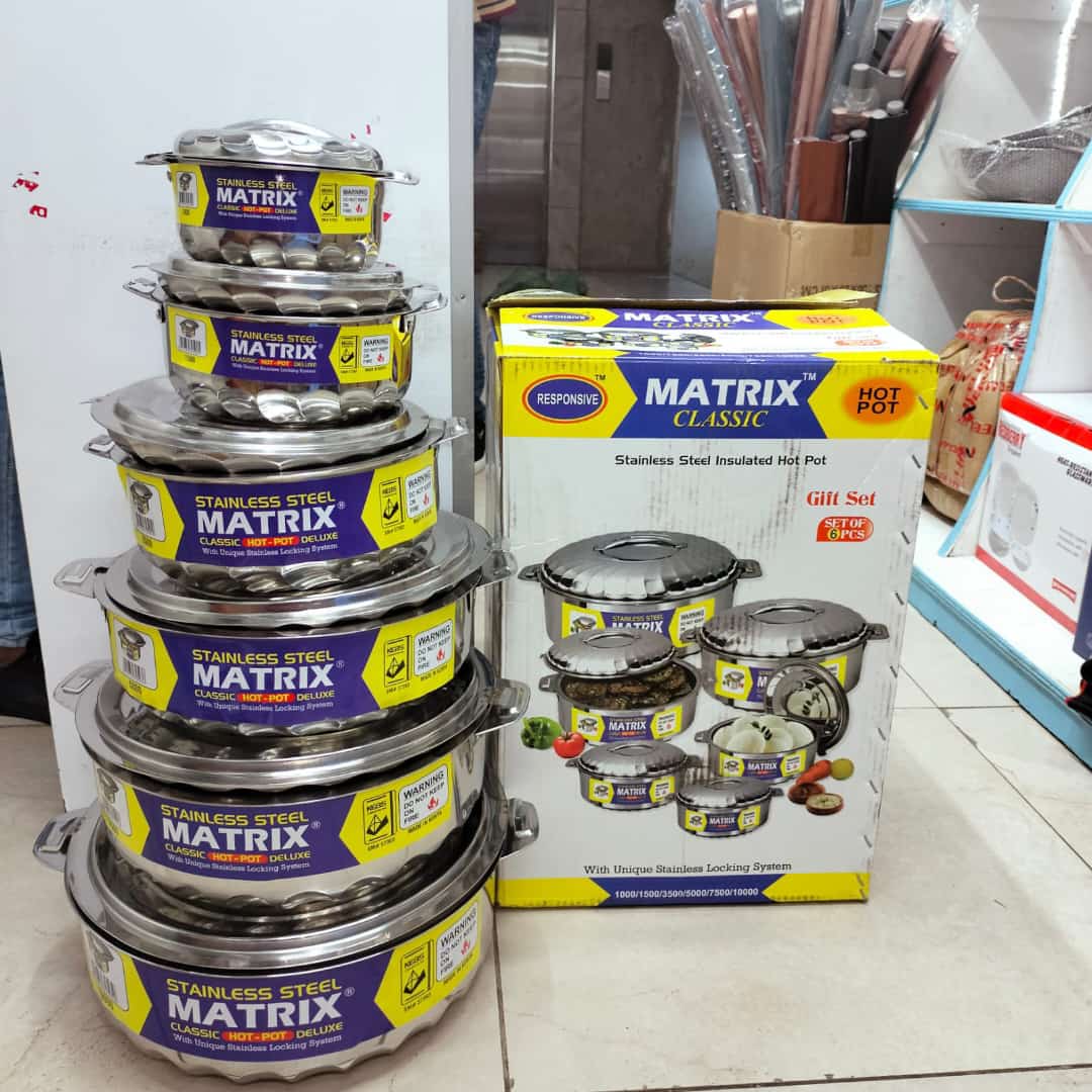 Matrix Steel Hot Pot 15000Ml(3Pcset)