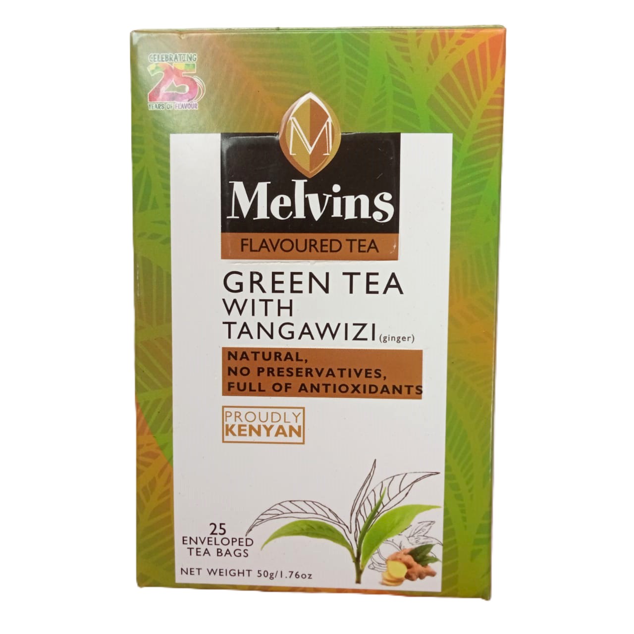 Melvin Green Tea With Tangawizi
