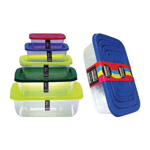 Rok Plastic Cont. R&L-5 Clear
