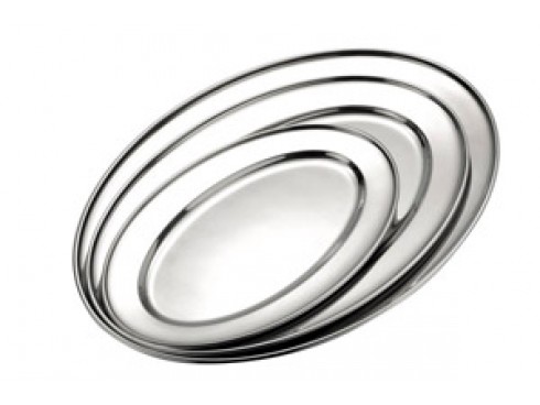 R/B Steel Oval Tray 25Cm