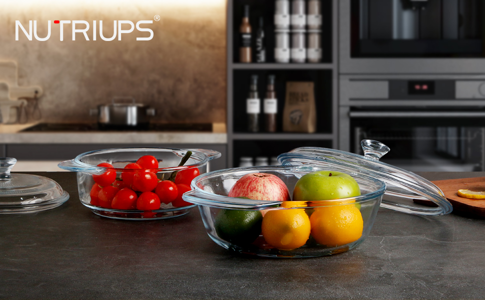 Signature Glass Casserole 0.7Ltr