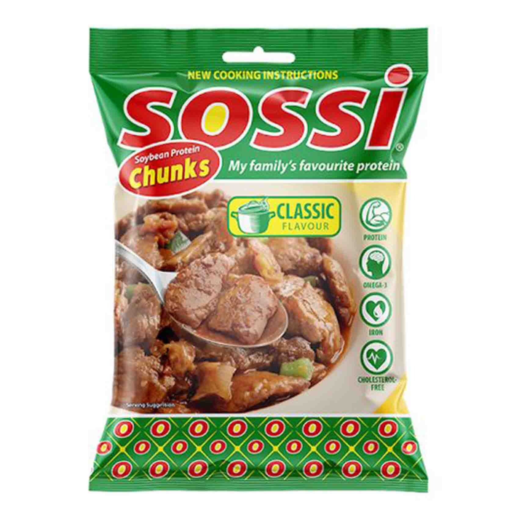 Sossi Chunks Chicken Flavour 145G
