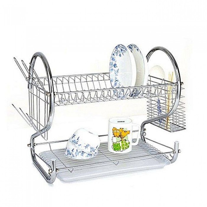 Steel Dish Drainer 2Layer No.8051