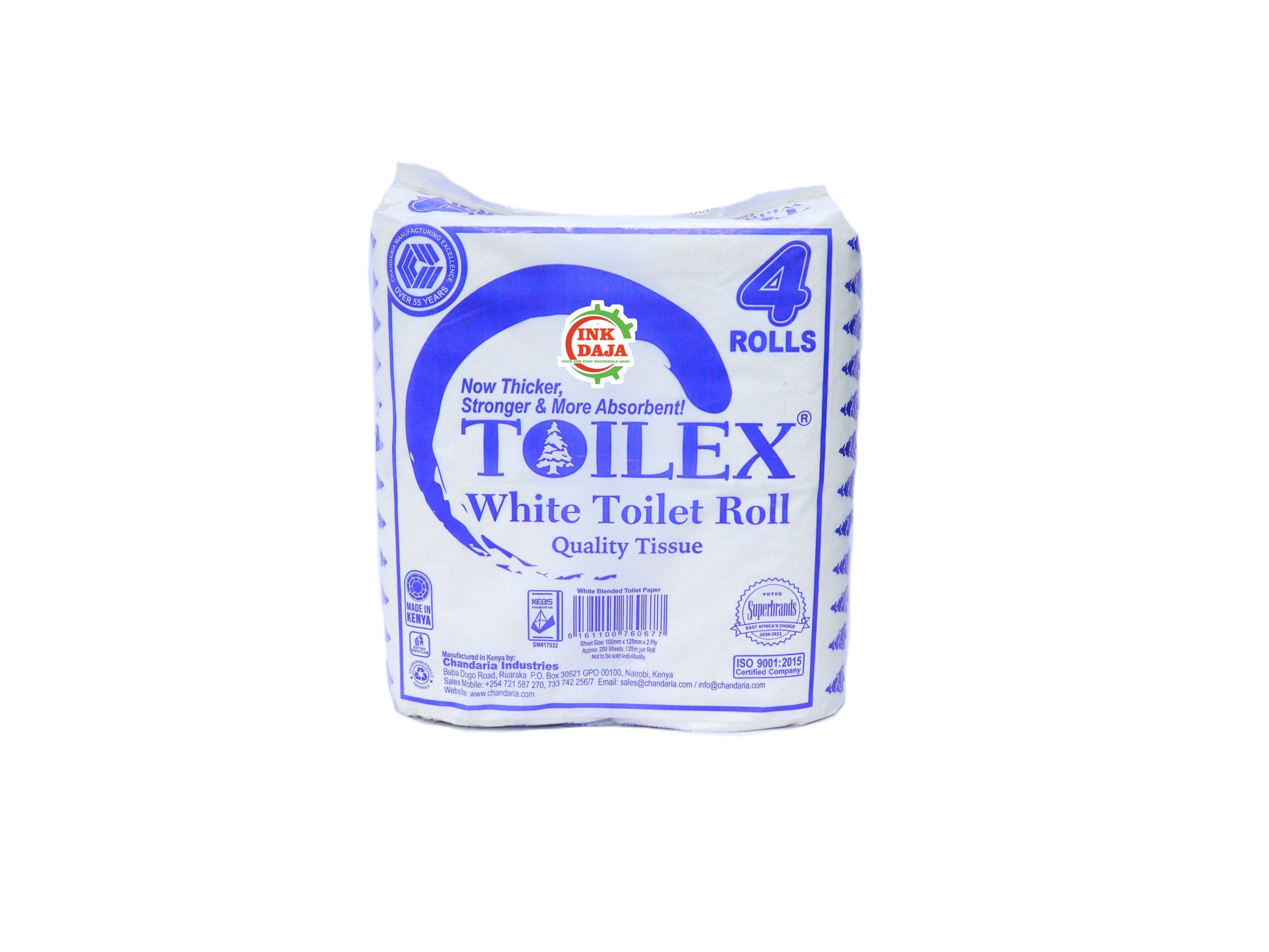 Toilex Toilet Roll White