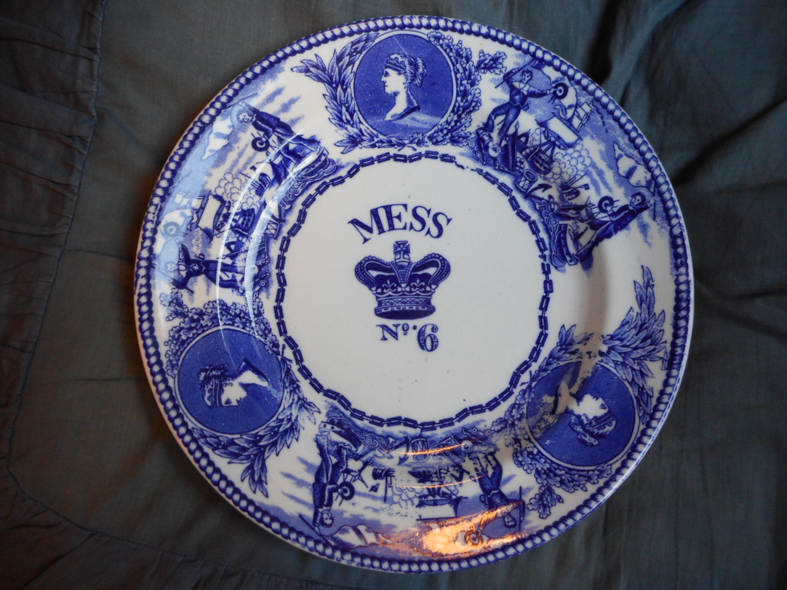 Victoria S/S 3Com Mess Plate 26Cm