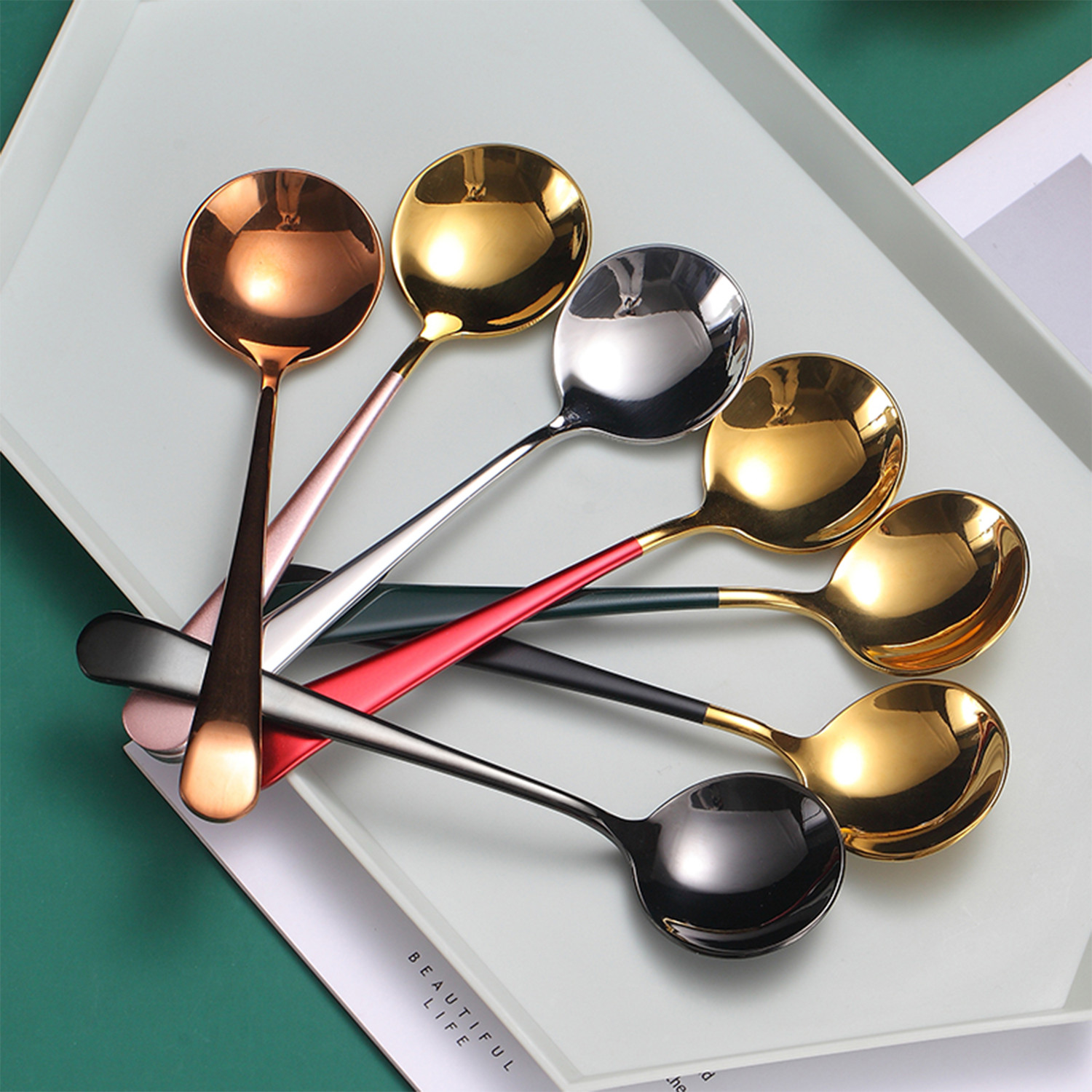 dessert spoon set