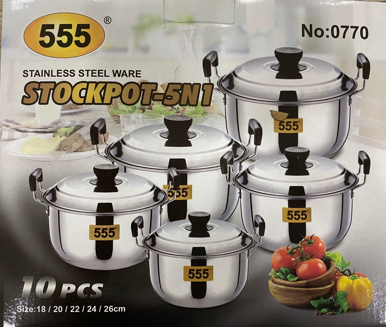 555 Special Deep Cookware No 22