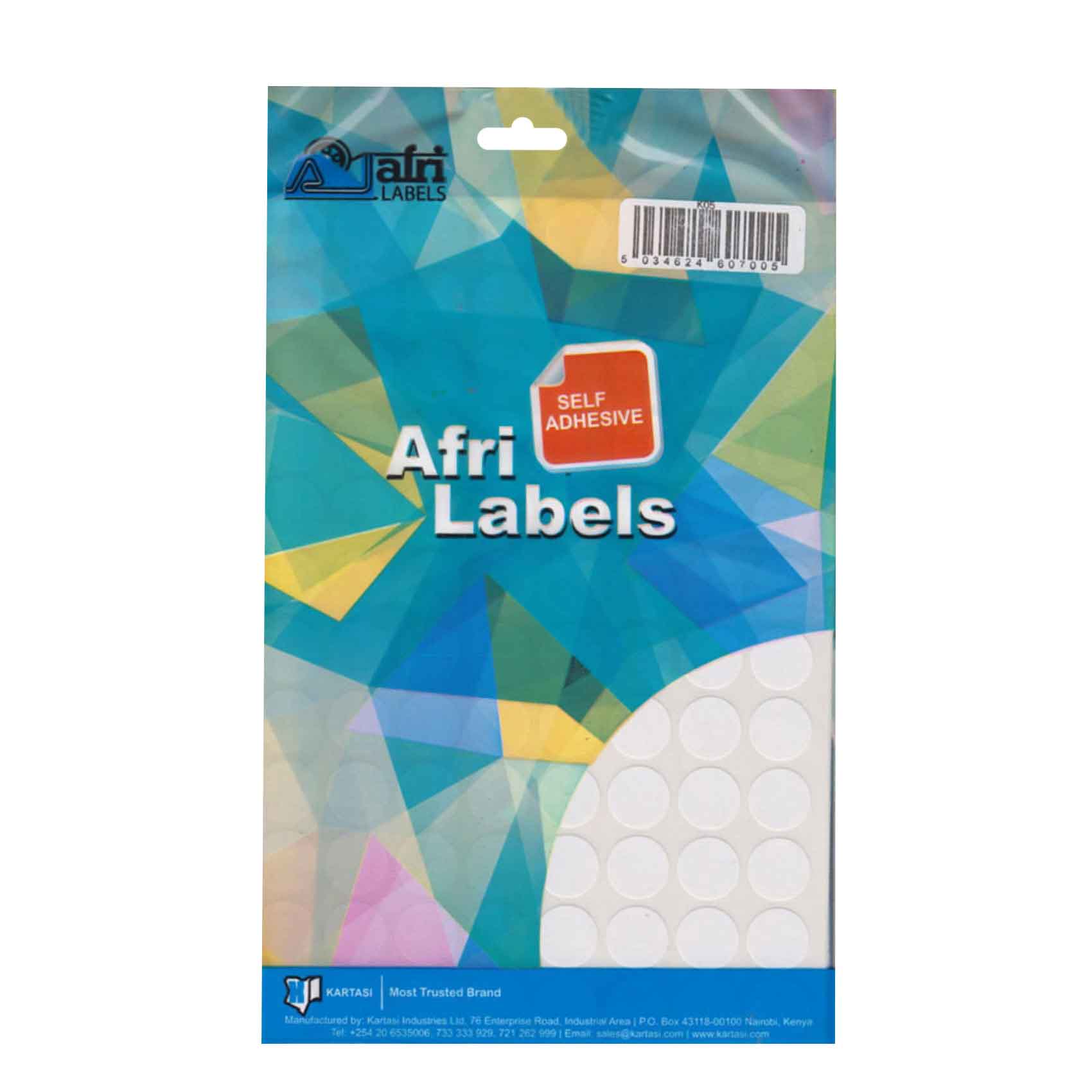 Afri Shelf Adhesive Labels Ass.