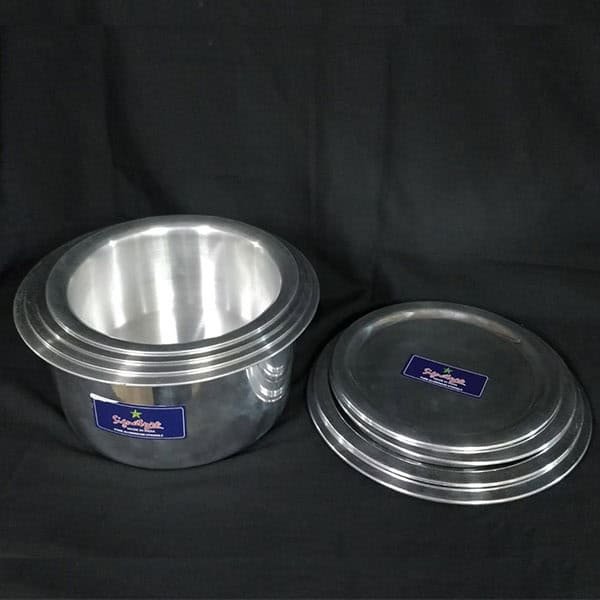 Allu Sufuria W/Lid E/H Round No 2