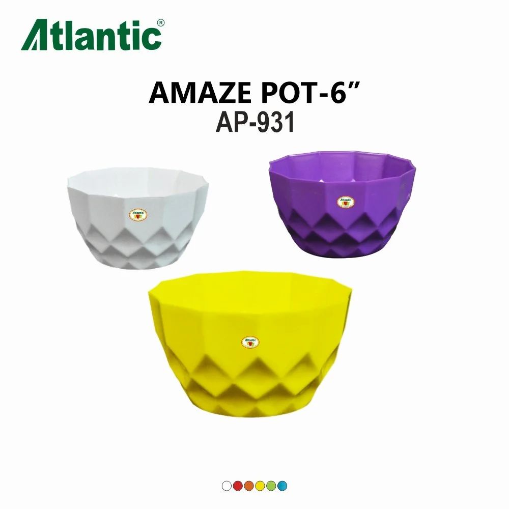 Aml Amaze Plastic H/Pot 4Pcs 6/1/2/3000
