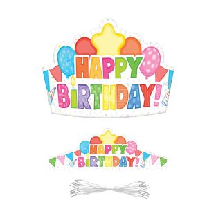 Birthday Crown Wt.label H/Birthday