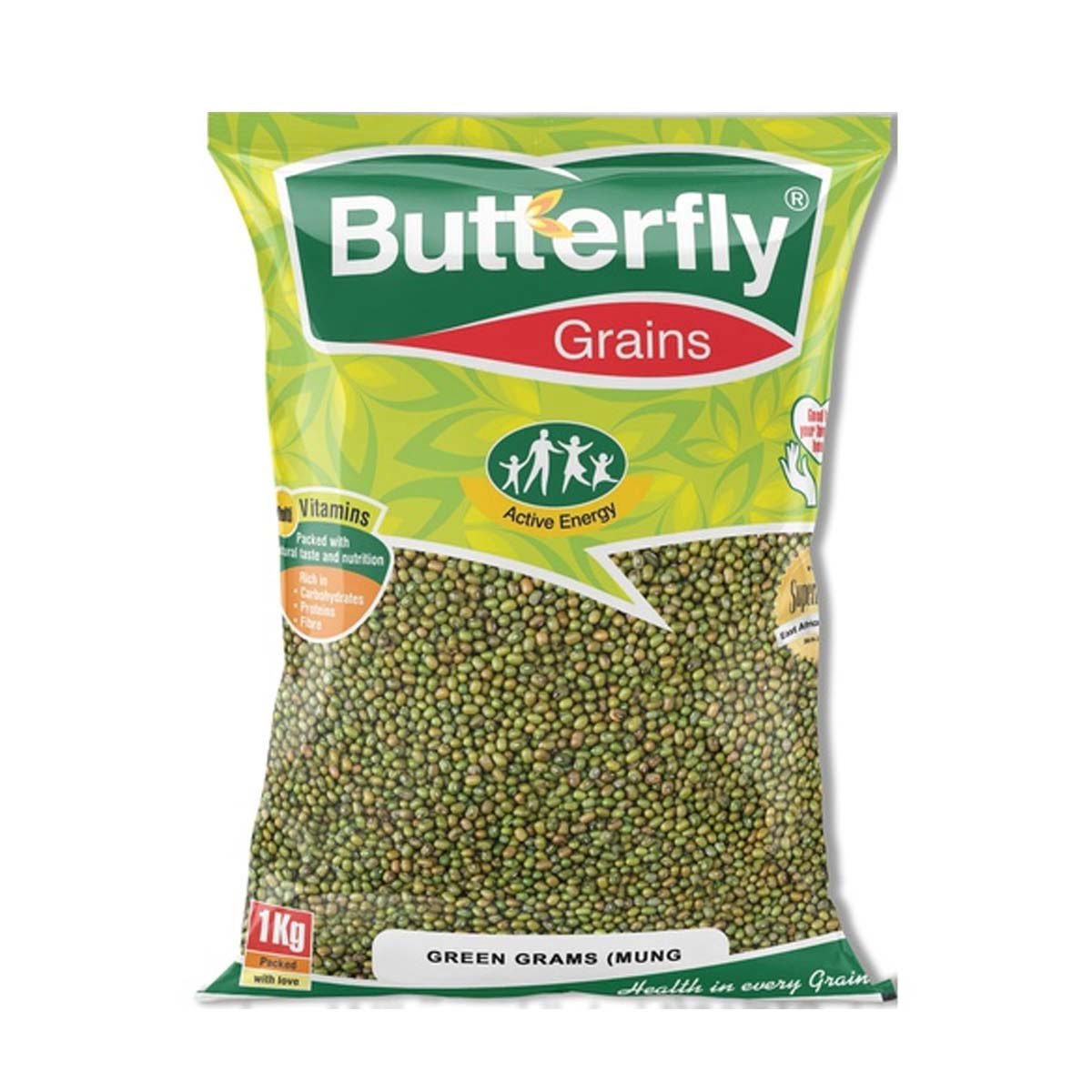 Butterfly Green Grams (Mung) 1Kg