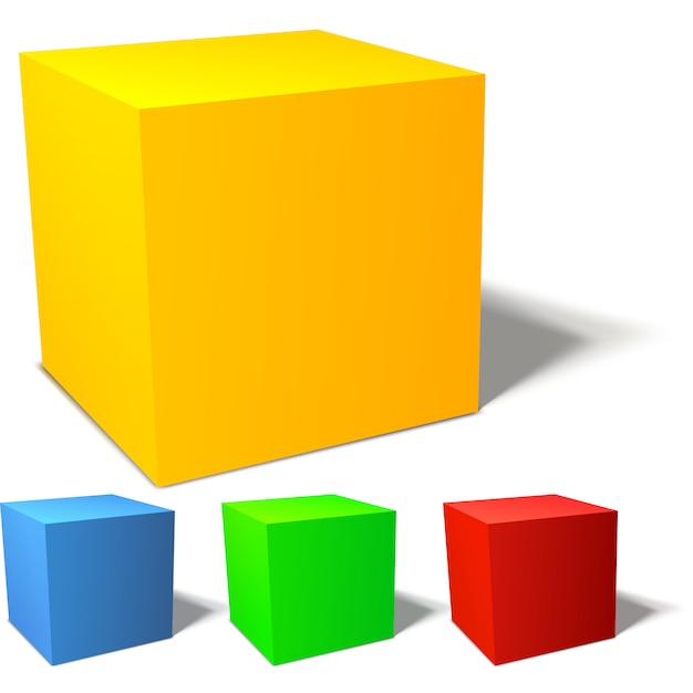 Cartoon Cubes