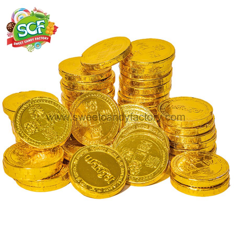 Chocolate Gold Coin Shape