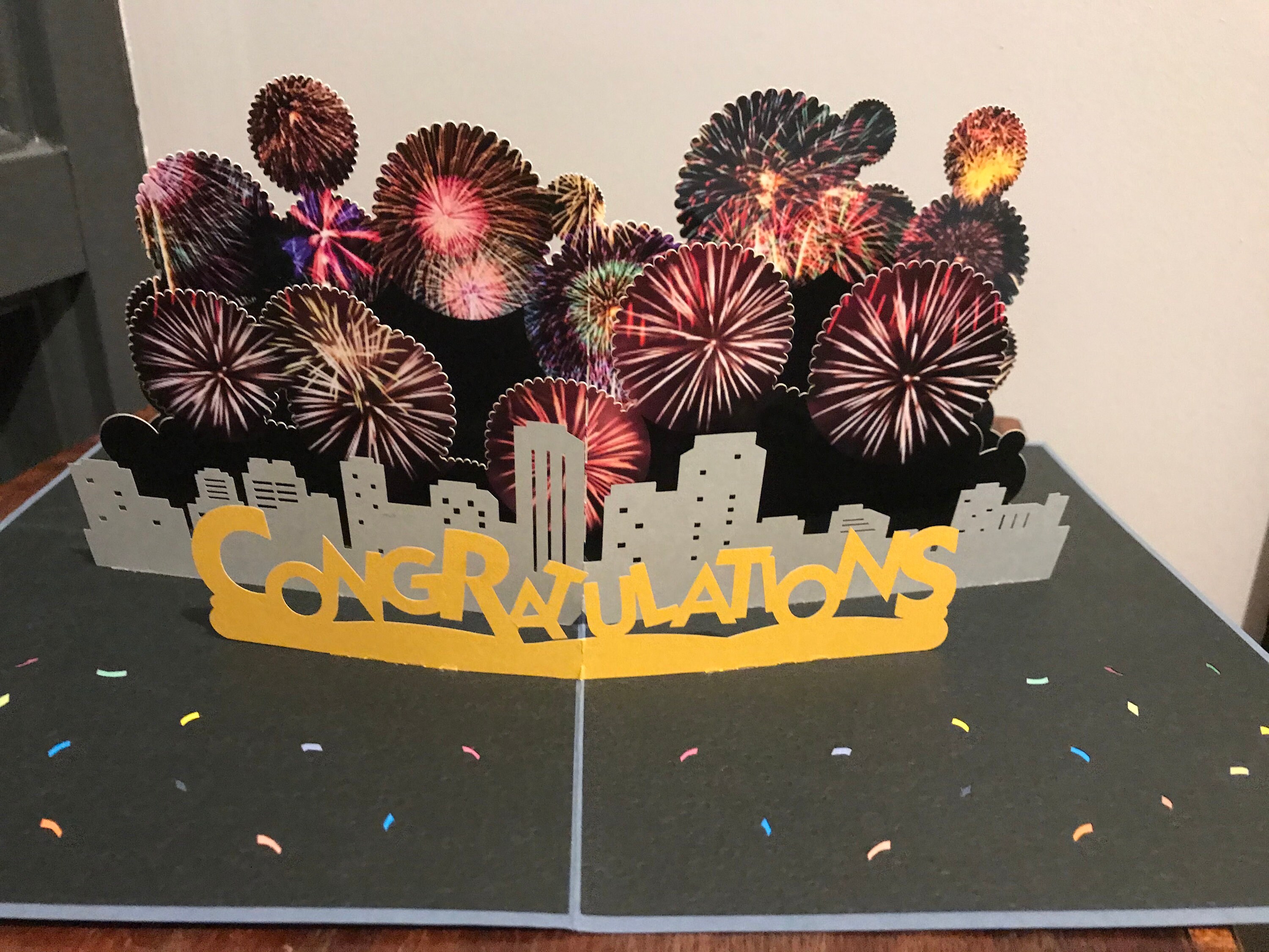 Classy Pop Up Success Card
