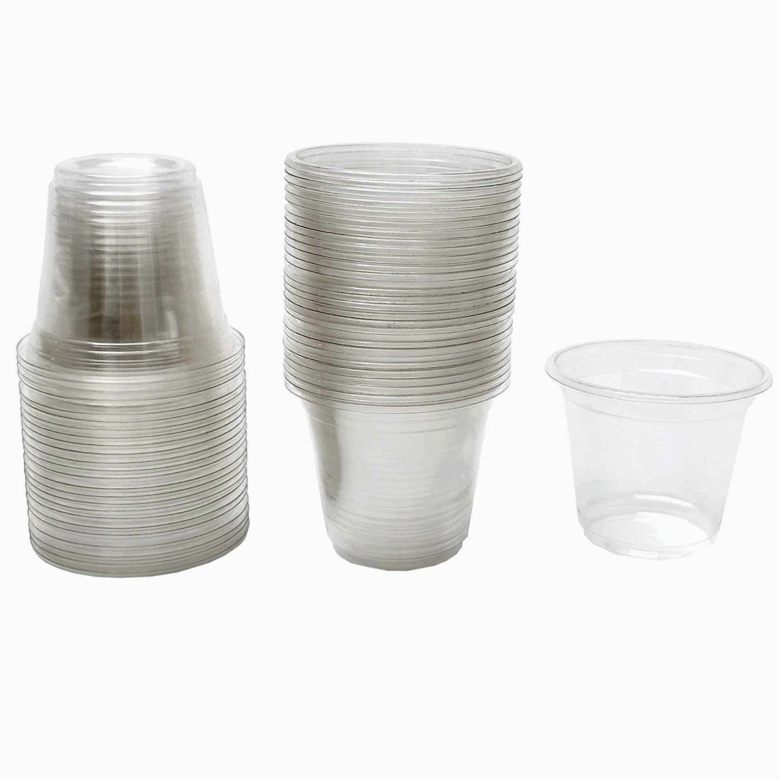 Clear Cups 120/250Ml In Sleeves