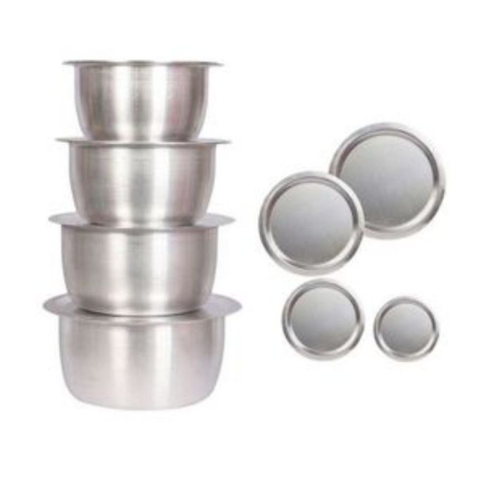 C/Master E/H Sufuria Blk Flat 4Pcs Set