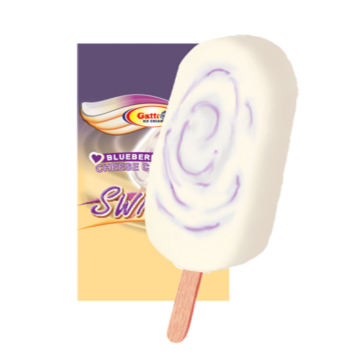 Dairyland Blueberry Swirl 1Ltrs