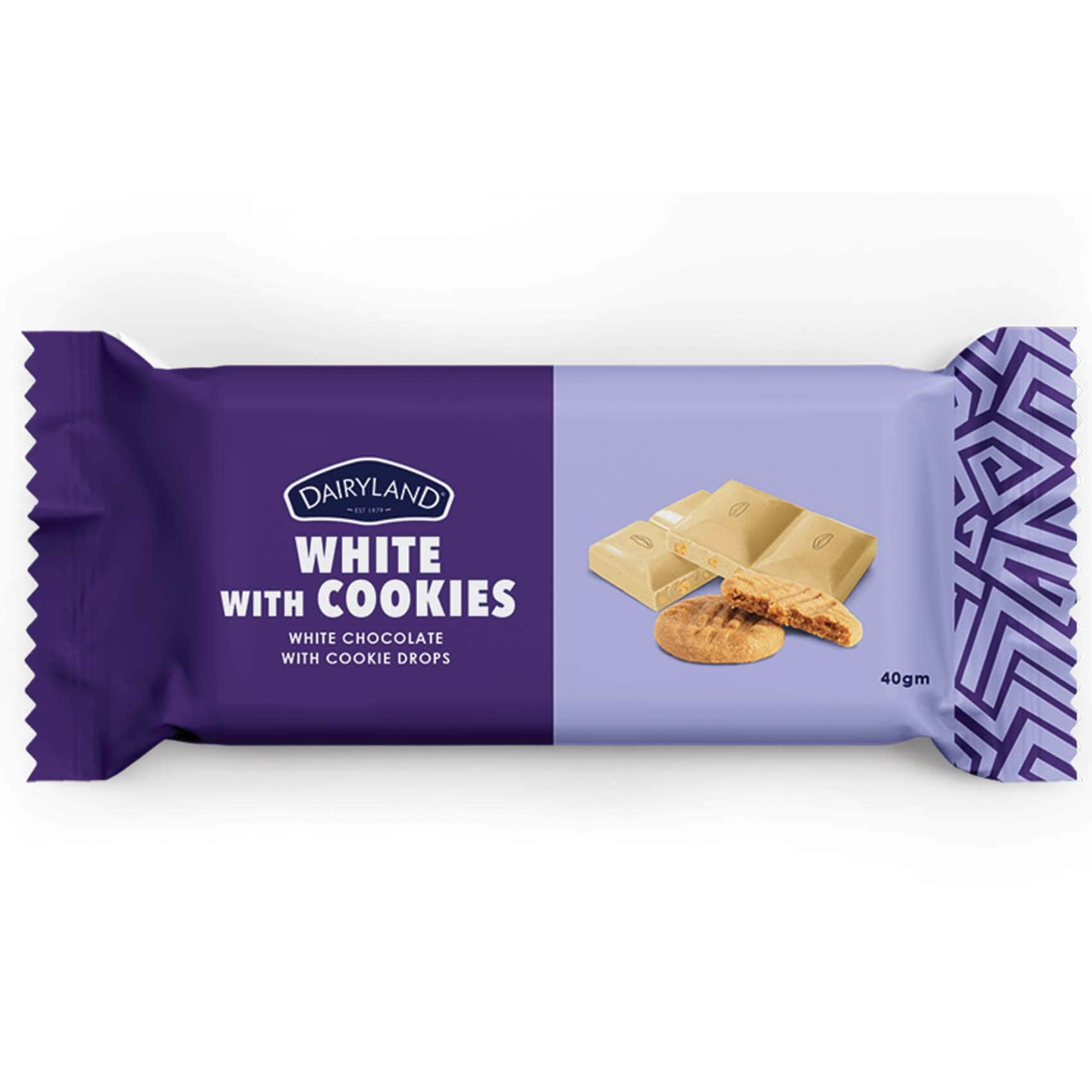 Dairyland Chocolate White/ Cookies 40G