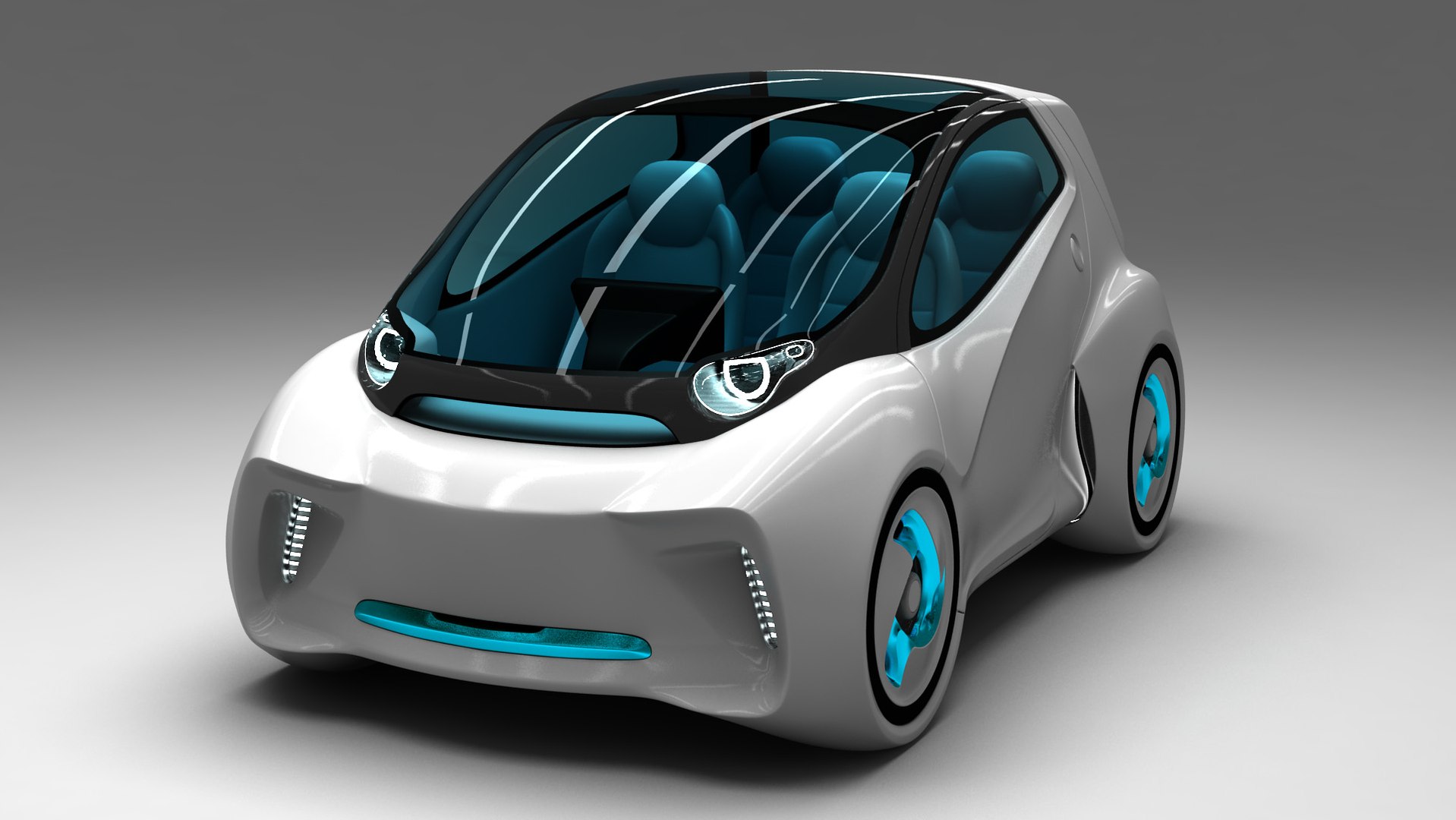Electric Car 3D