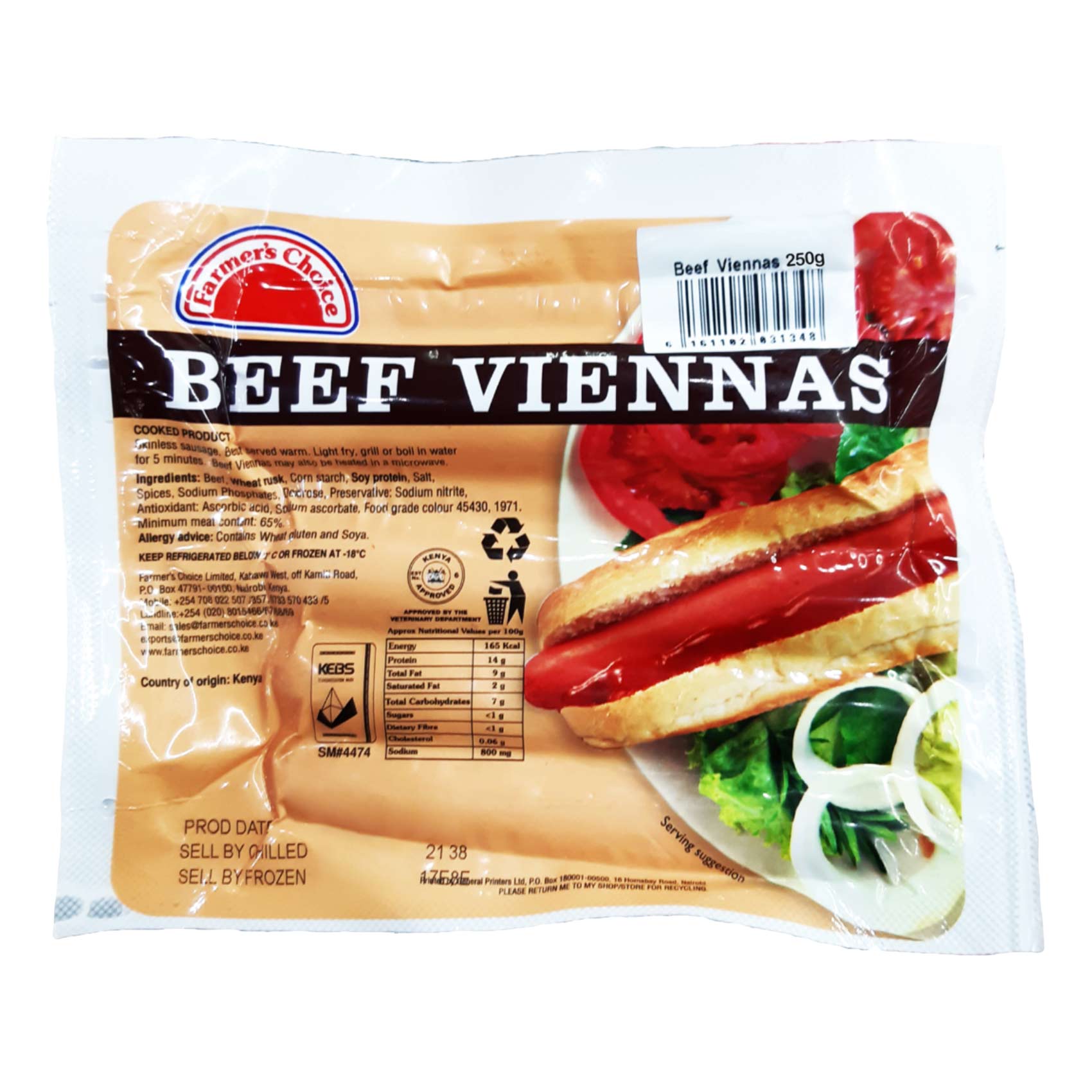 F.choice Viennas 500G(Extra-Loong)