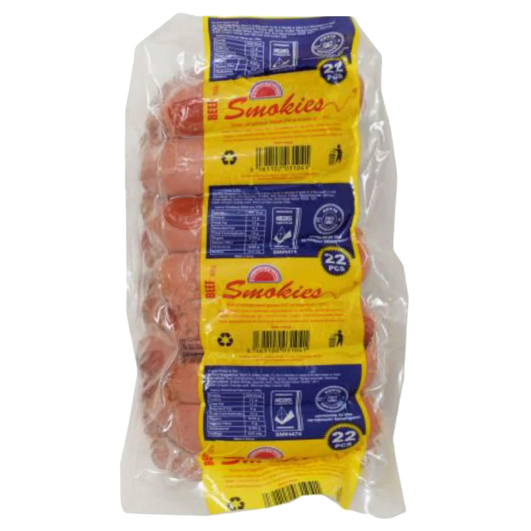 Farmers Choice Beef Smokies 1Kg9(22Pcs)