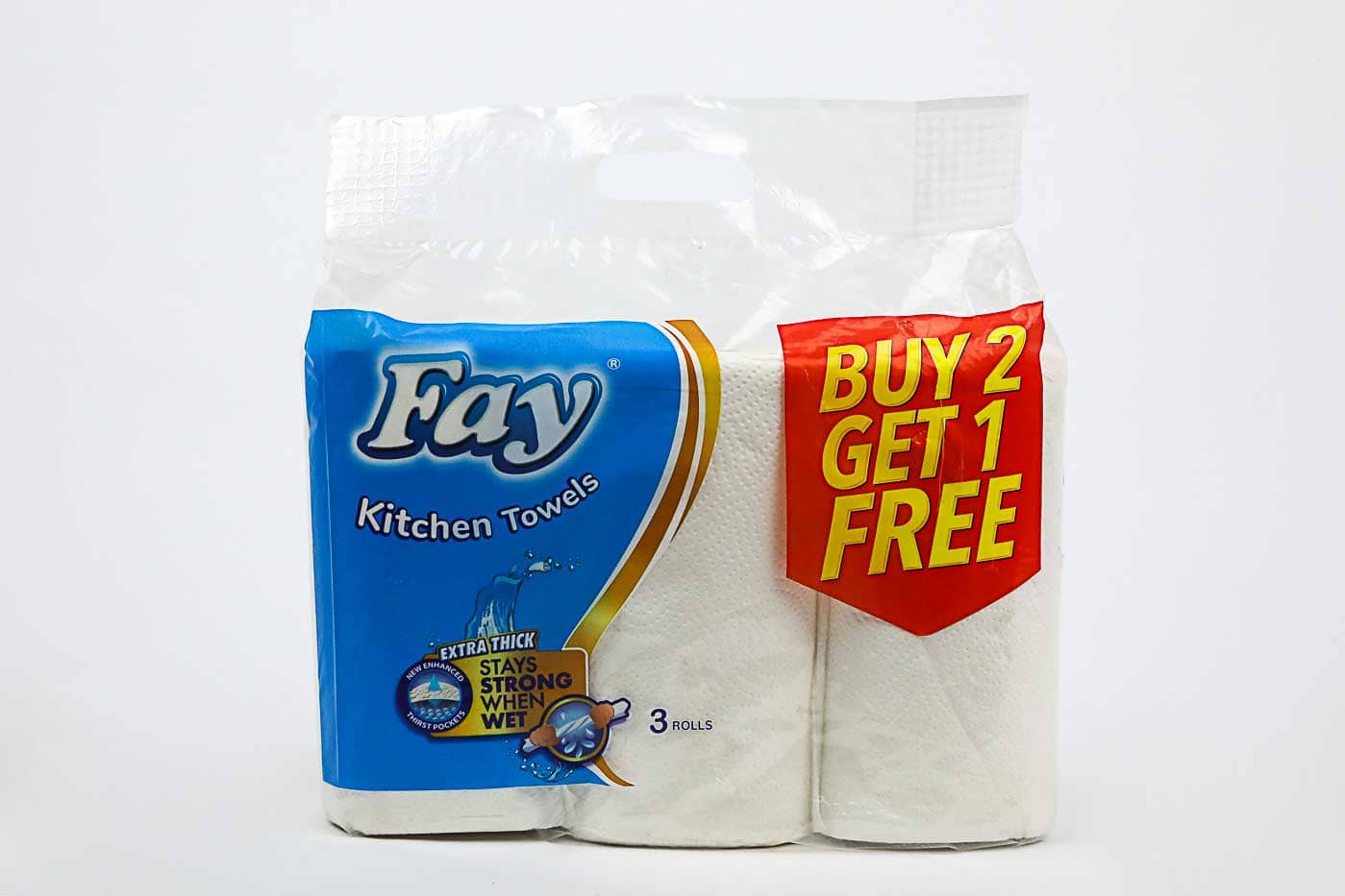 Fay Kitchen Towels 2+1 Rolls