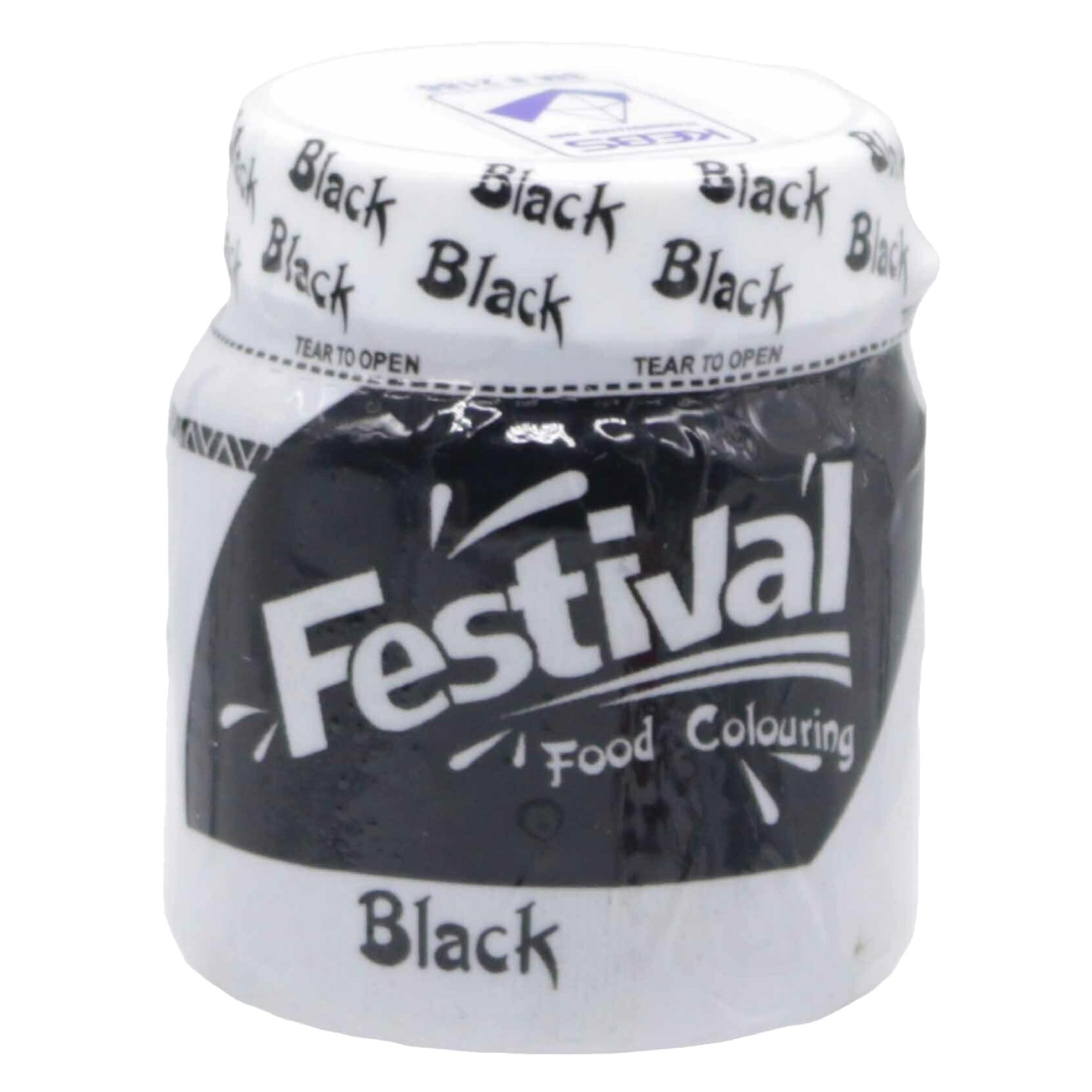 Festival Food Colour Black/Pink 10G