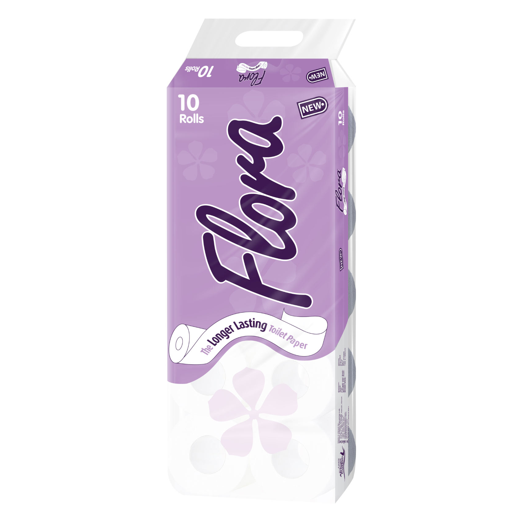 Flora 10 Roll Tissue