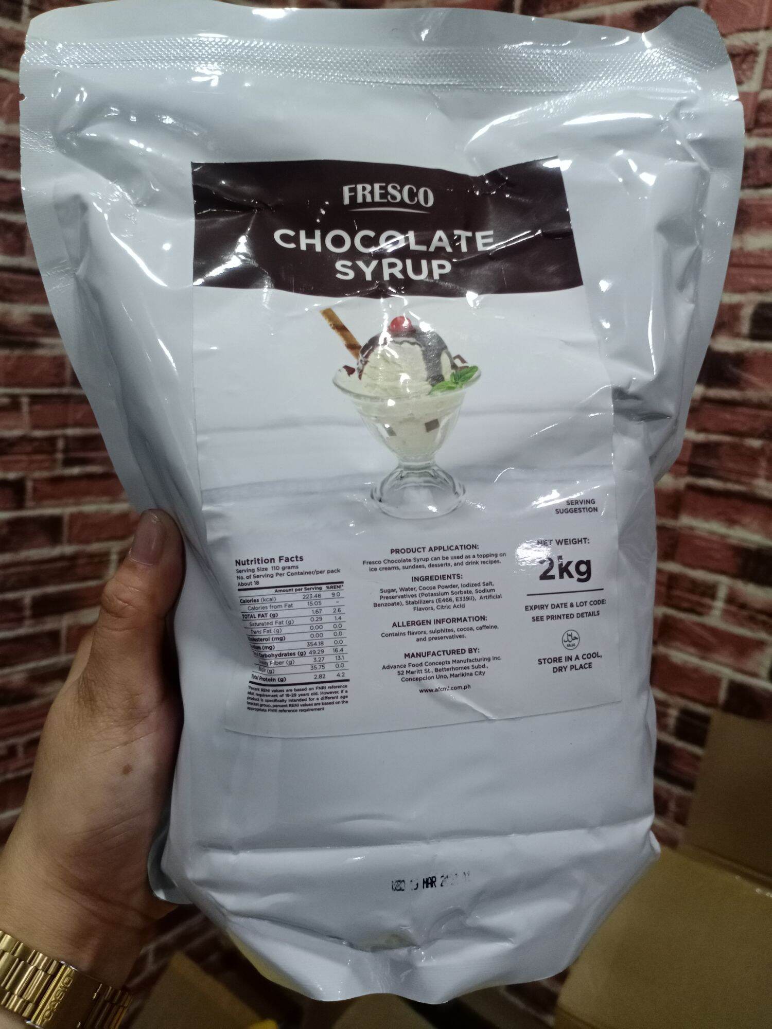 Fresco Chocolate Syrup 624Gms