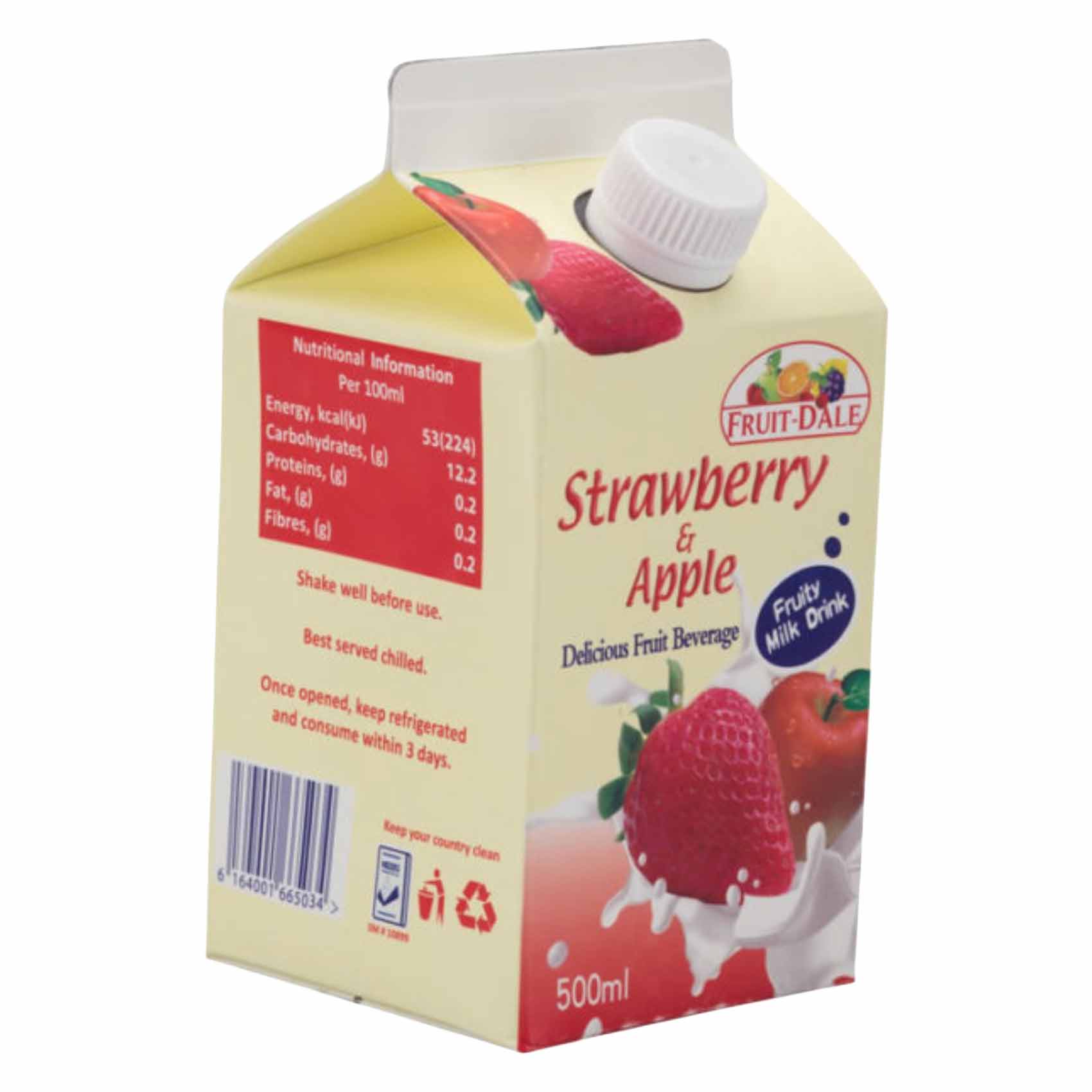 Fruit-Dale Strawberry$Apple 500Ml