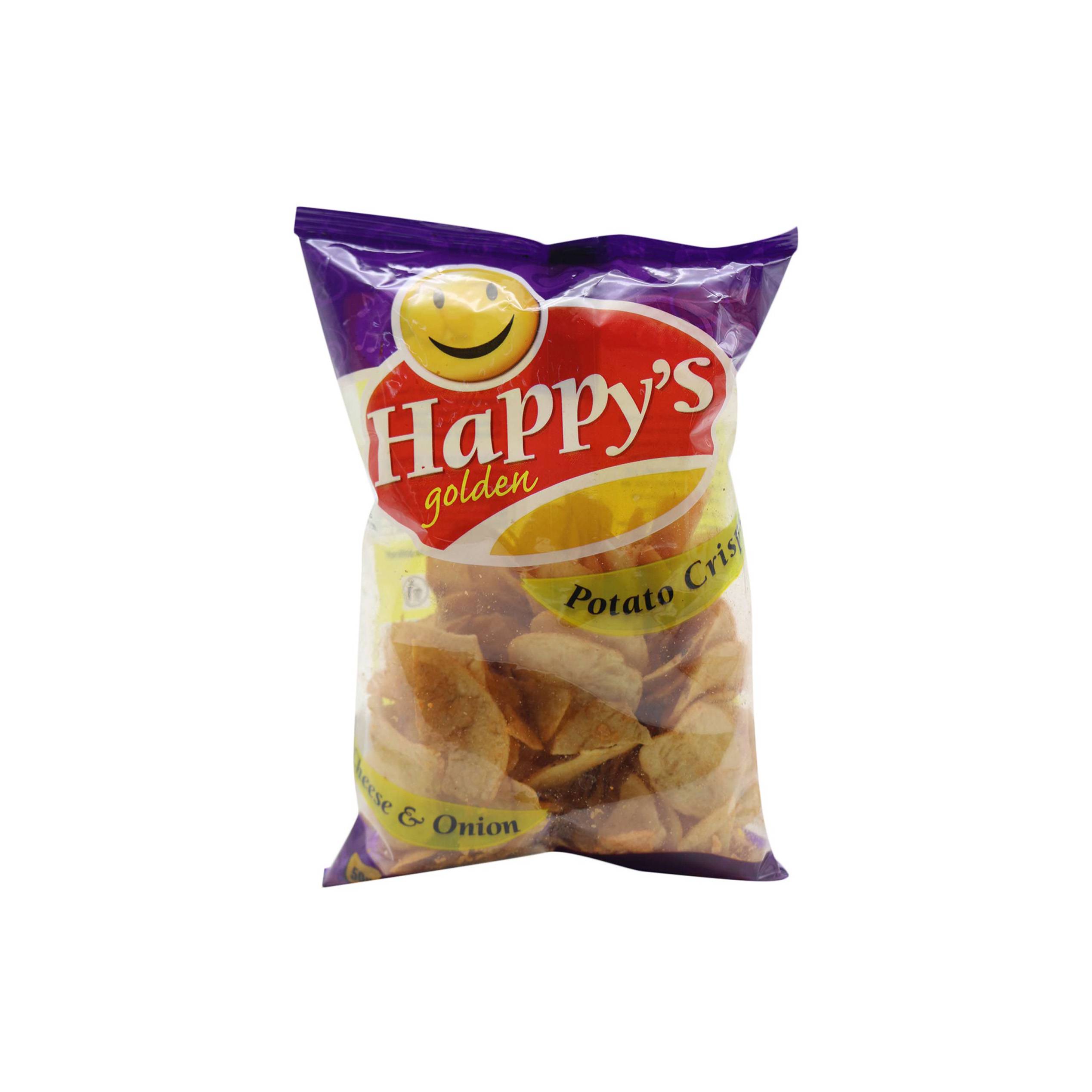 Happys Crisps Cheese&Onion 400Gms