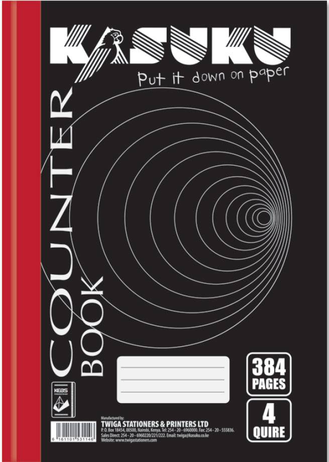 Kasuku Counter Bk A4 4Quire