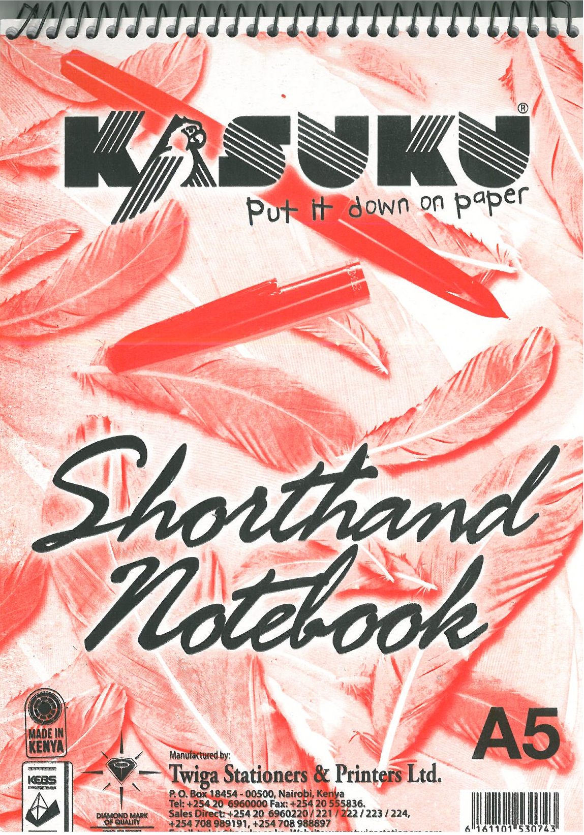Kasuku Shorthand Notebook A5