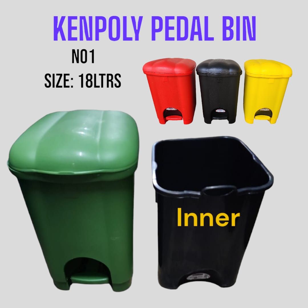 Kenpoly Pedal Bin No.1 18 Ltrs