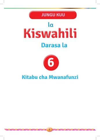 Kiswahili Kwa Darasa La 6