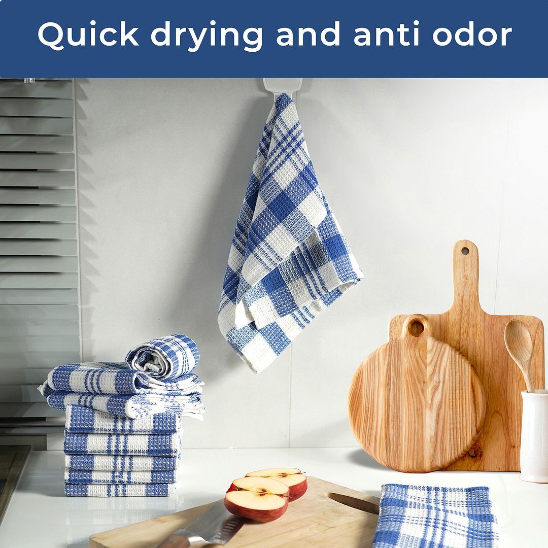 Kitchen Towel Checked Heavy