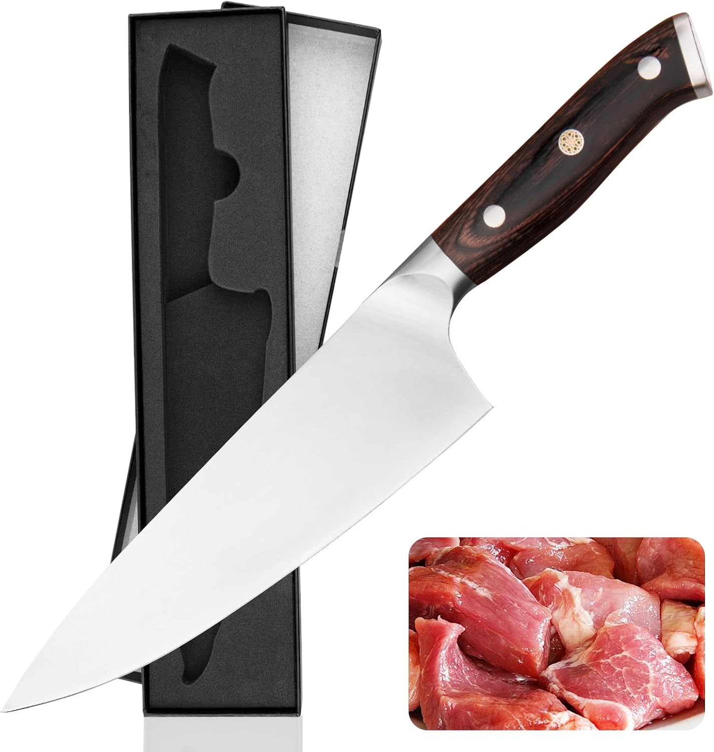 Knife 3Col Steel 8 Inch Big No.118485